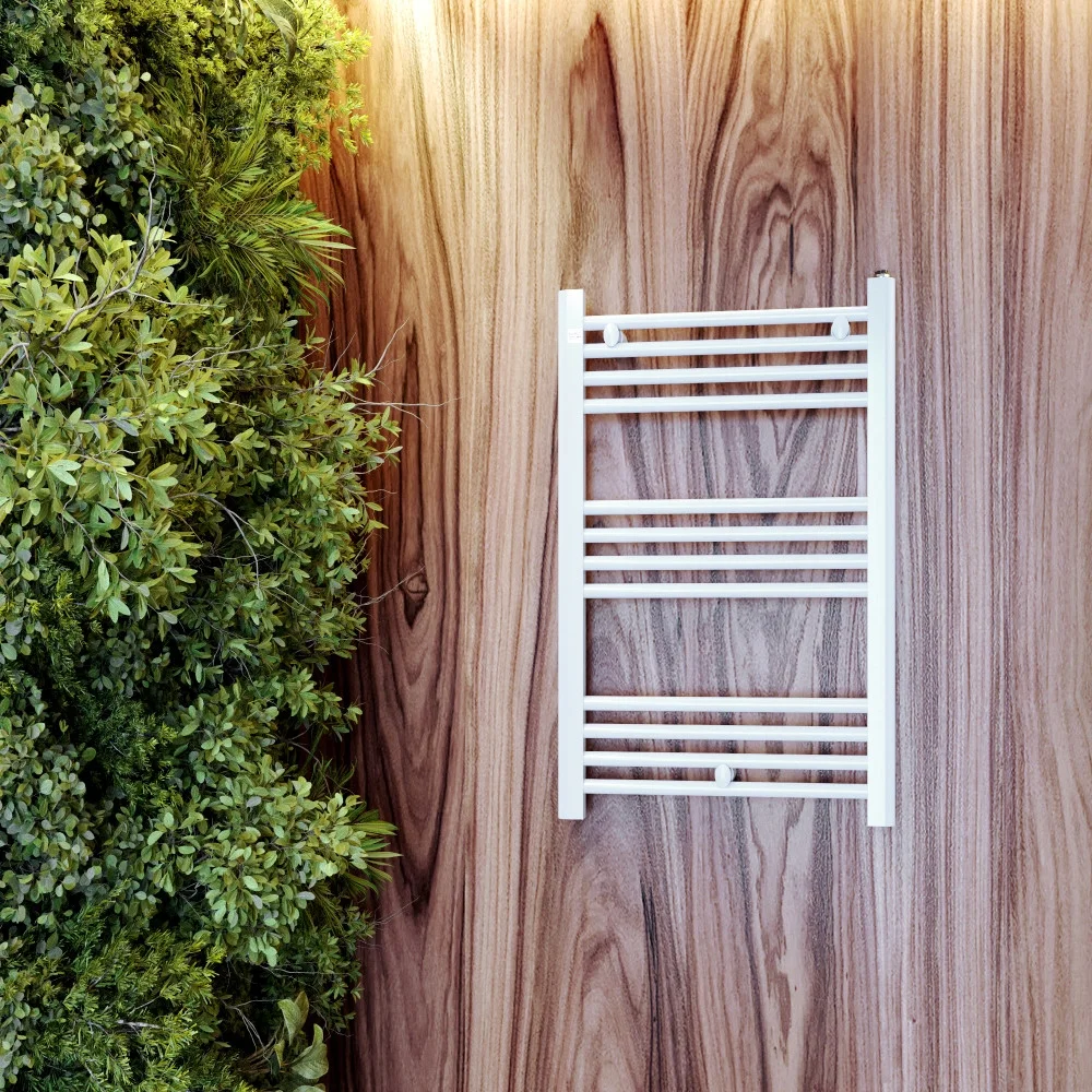 Grzejnik łazienkowy drabinkowy Puerto 50x80 cm biały nowoczesny