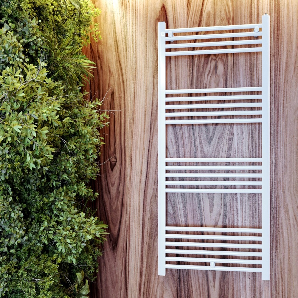 Grzejnik łazienkowy drabinkowy Puerto 60x140 cm biały nowoczesny