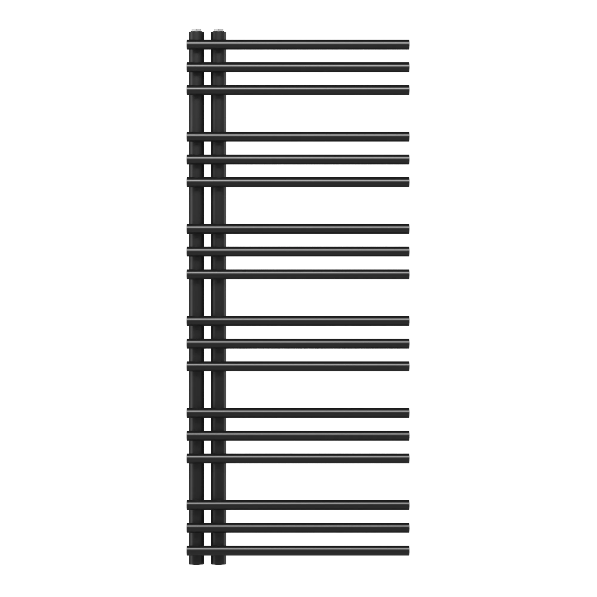 Grzejnik Łazienkowy Czarny Drabinkowy Milo 120x50 cm Nowoczesny