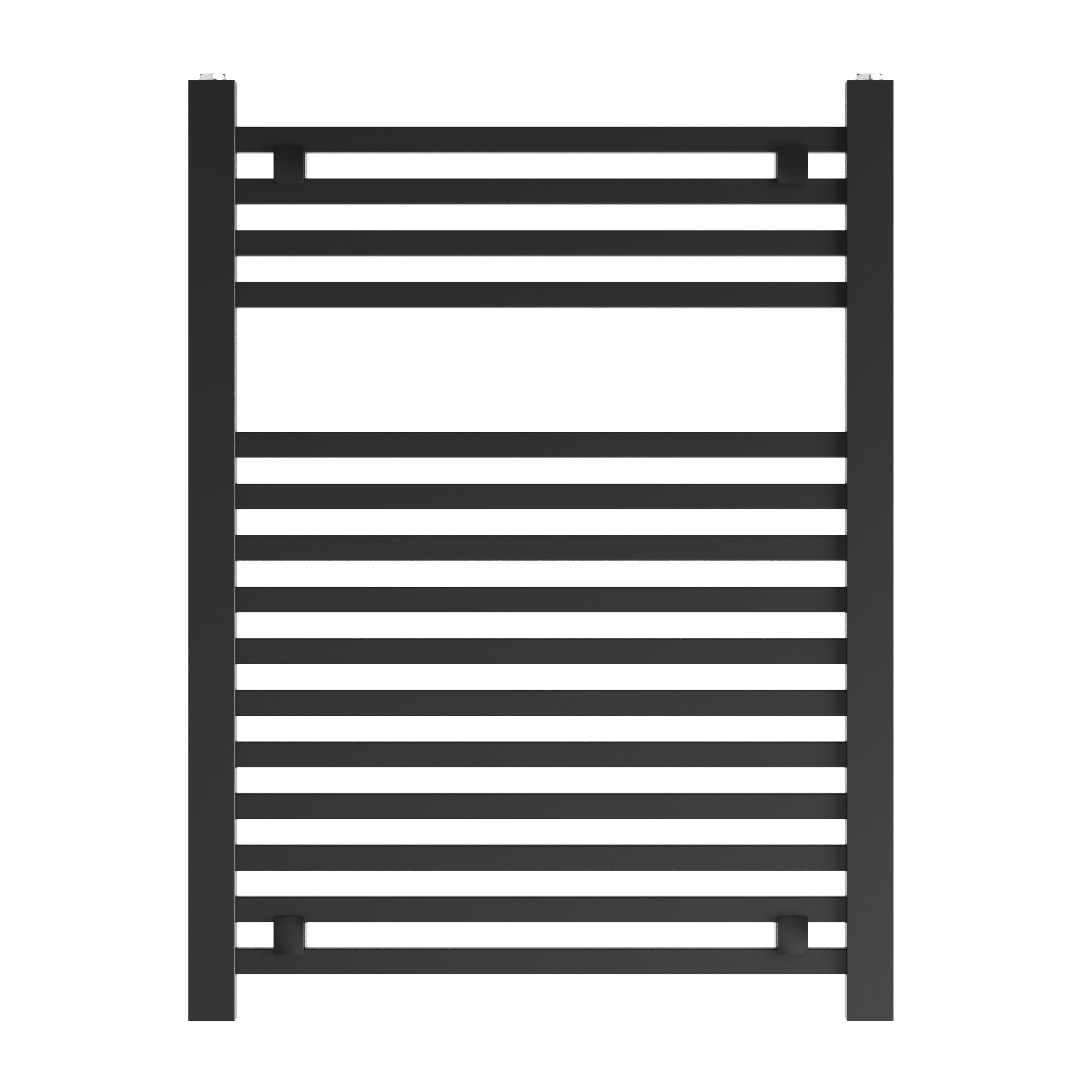 Grzejnik łazienkowy drabinkowy czarny 80x60 cm Bergen nowoczesny