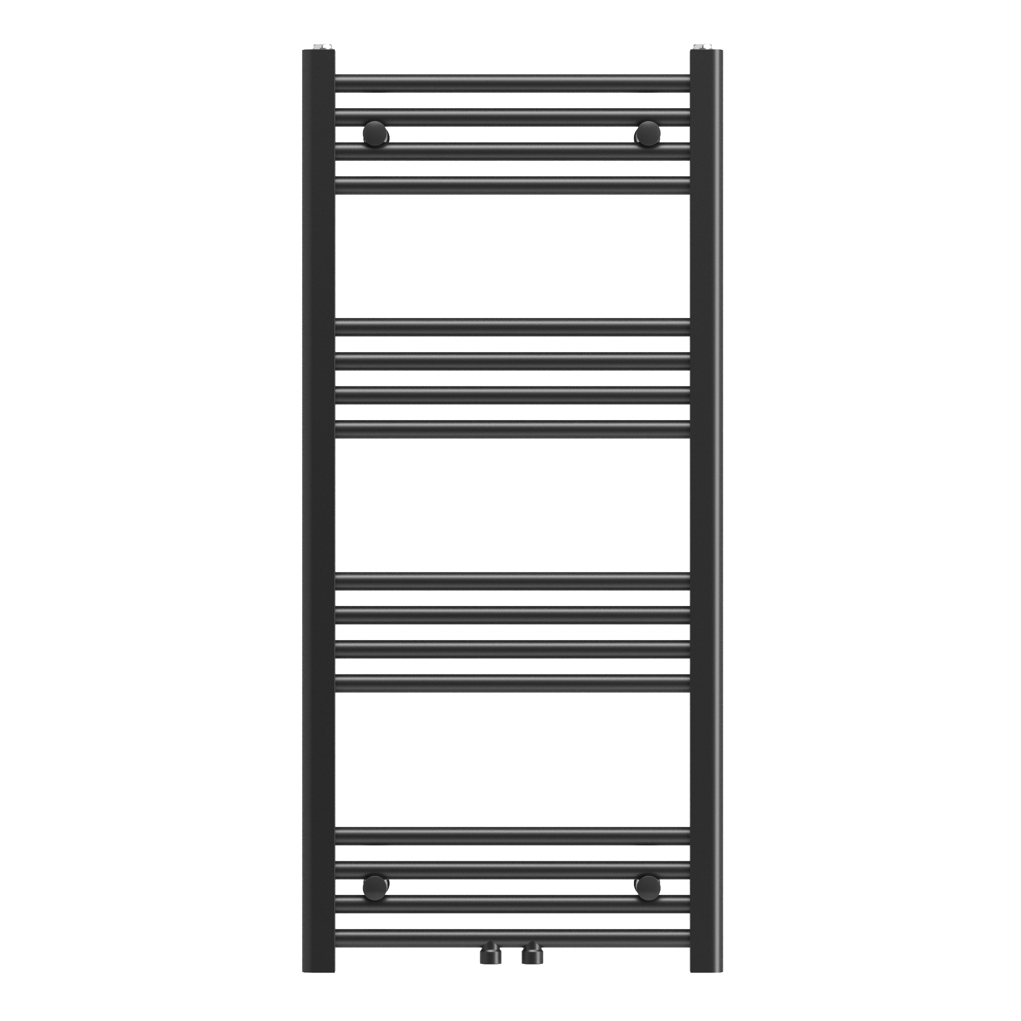 Grzejnik łazienkowy drabinkowy Raven 110x50 cm czarny nowoczesny