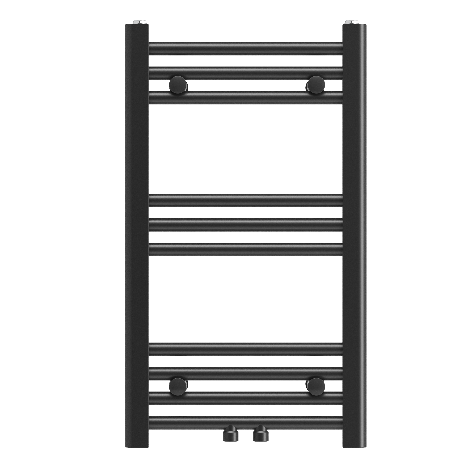 Grzejnik łazienkowy drabinkowy czarny 70x40 cm RAVEN
