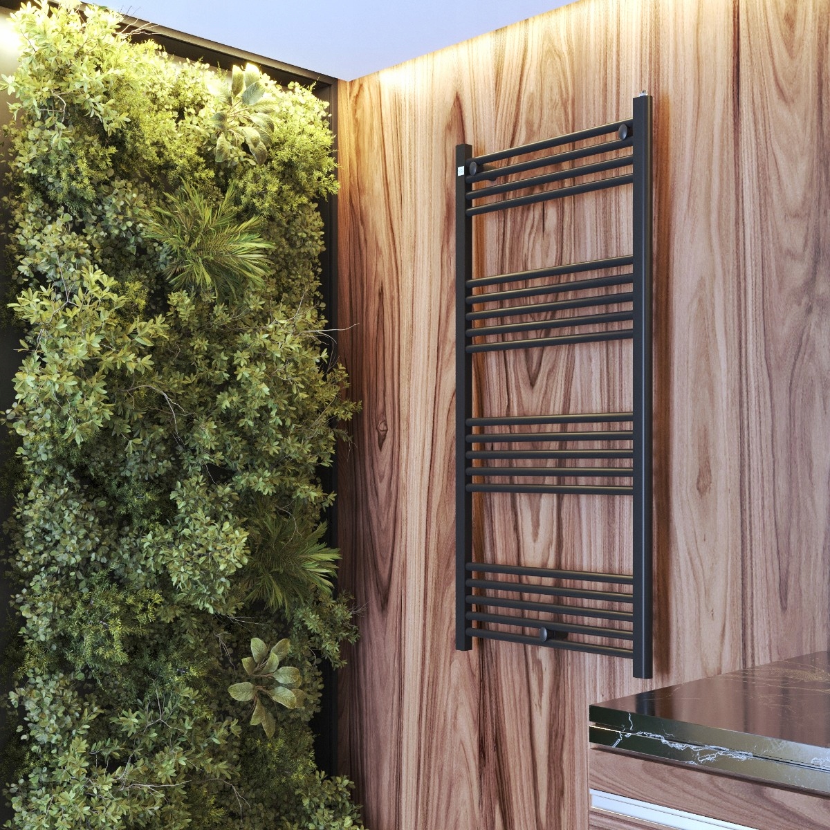 001-GRZEJNIK-LAZIENKOWY-60-130-cm-CZARNY-KALORYFER-DRABINKOWY-NOWOCZESNY-PUERTO-Kod-producenta-PUERTO19811