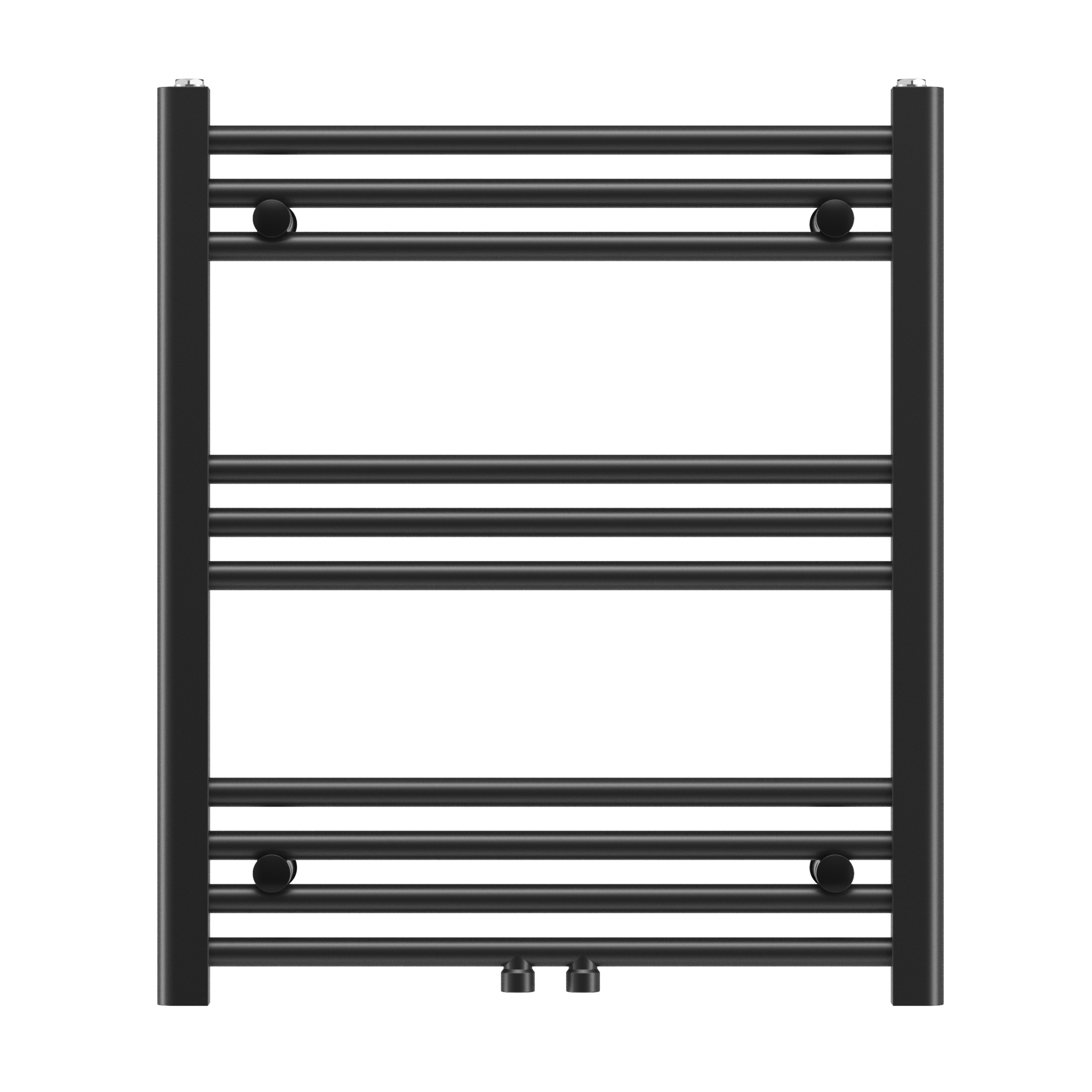 Grzejnik łazienkowy drabinkowy czarny 70x60 cm RAVEN