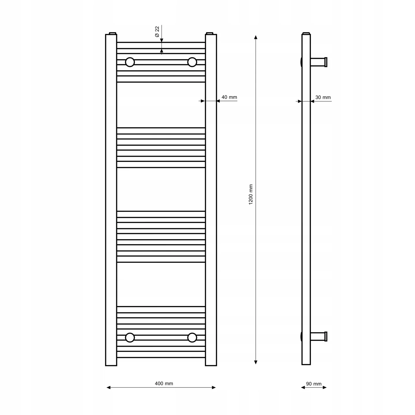 002-GRZEJNIK-LAZIENKOWY-BIALY-DRABINKOWY-40x120-cm-KALORYFER-MONTAZ-180-BRENO-Kod-producenta-BRENO23054
