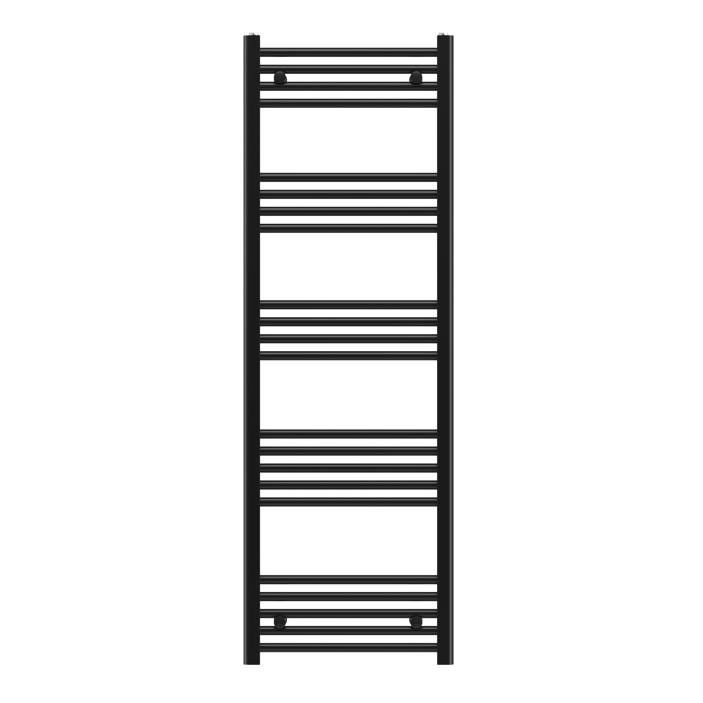 Czarny grzejnik łazienkowy drabinkowy 50x150 cm z montażem 180° BRENO