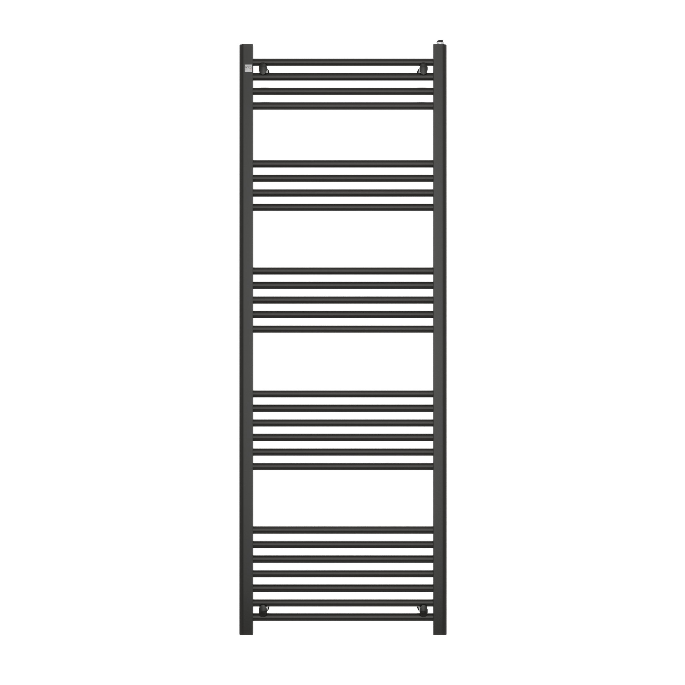 Grzejnik łazienkowy czarny drabinkowy 60x170 cm Puerto nowoczesny