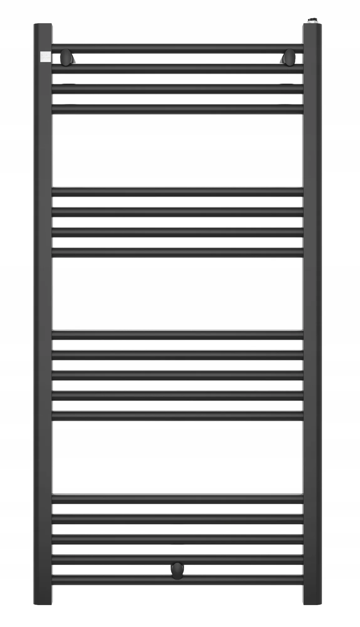 Grzejnik łazienkowy drabinkowy czarny 60x120 cm PUERTO nowoczesny