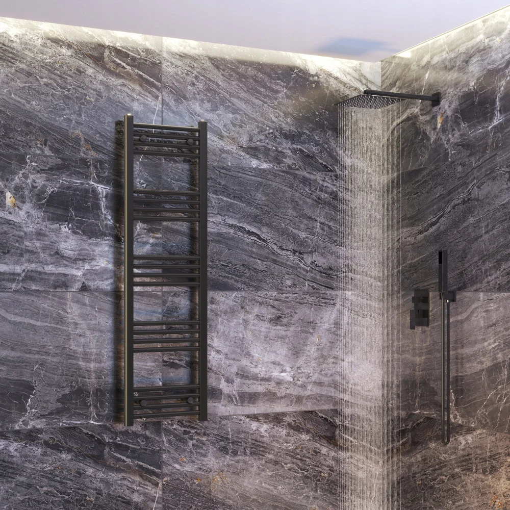 003-GRZEJNIK-LAZIENKOWY-CZARNY-DRABINKOWY-40x140-cm-KALORYFER-NOWOCZESNY-BRENO-Rodzaj-elektryczny