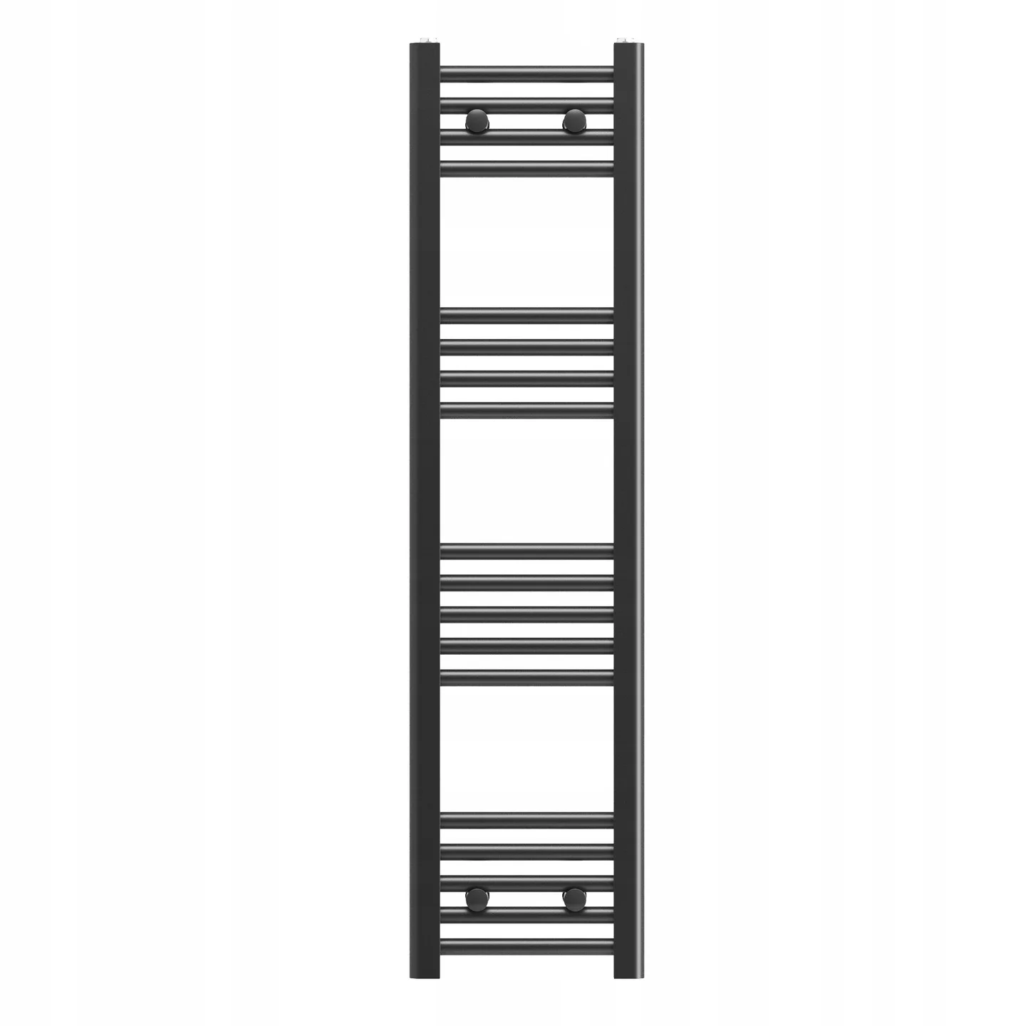 Grzejnik łazienkowy drabinkowy czarny 30x120 cm BRENO montaż 180°