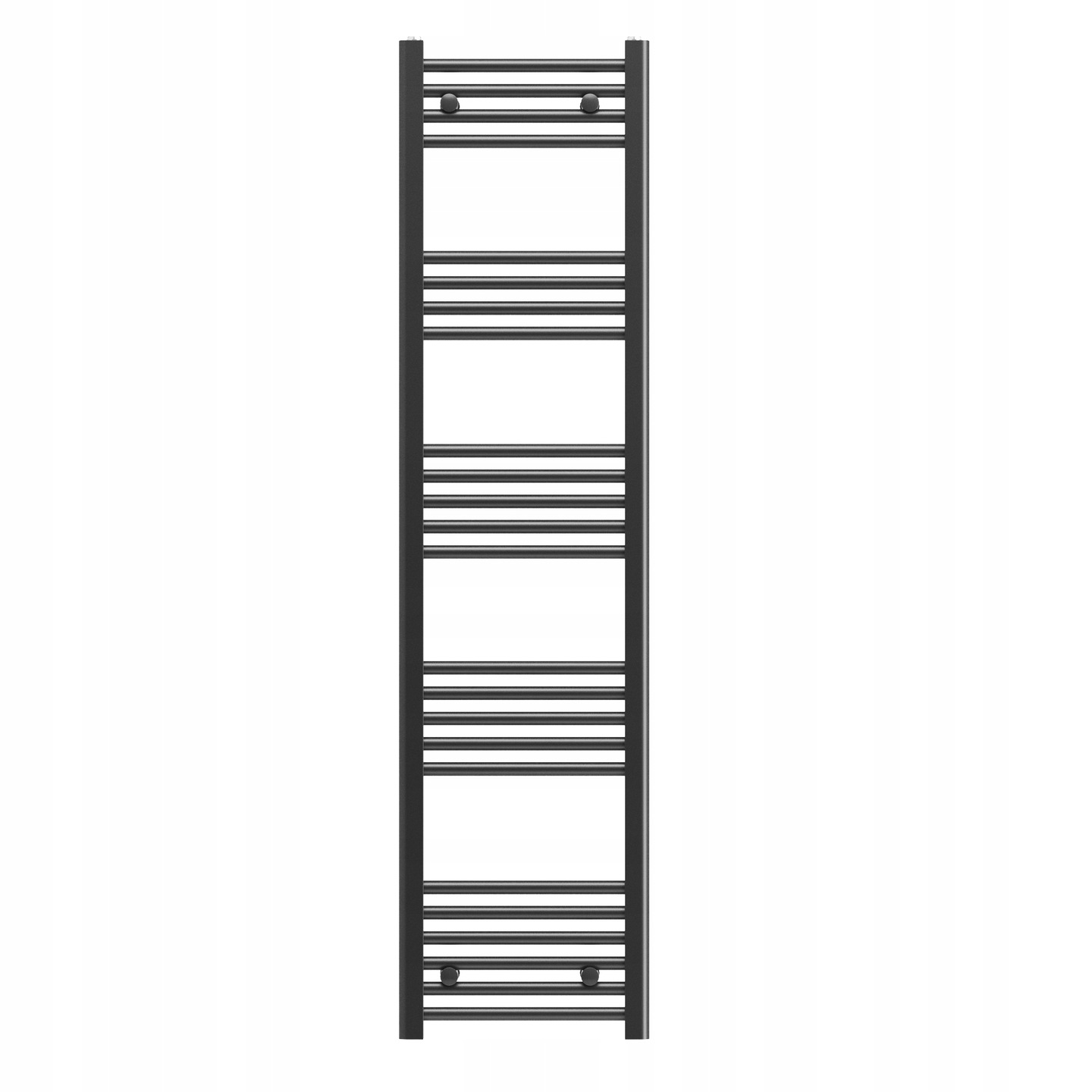 Czarny Grzejnik Łazienkowy Drabinkowy 40x160 cm BRENO z Montażem 180°