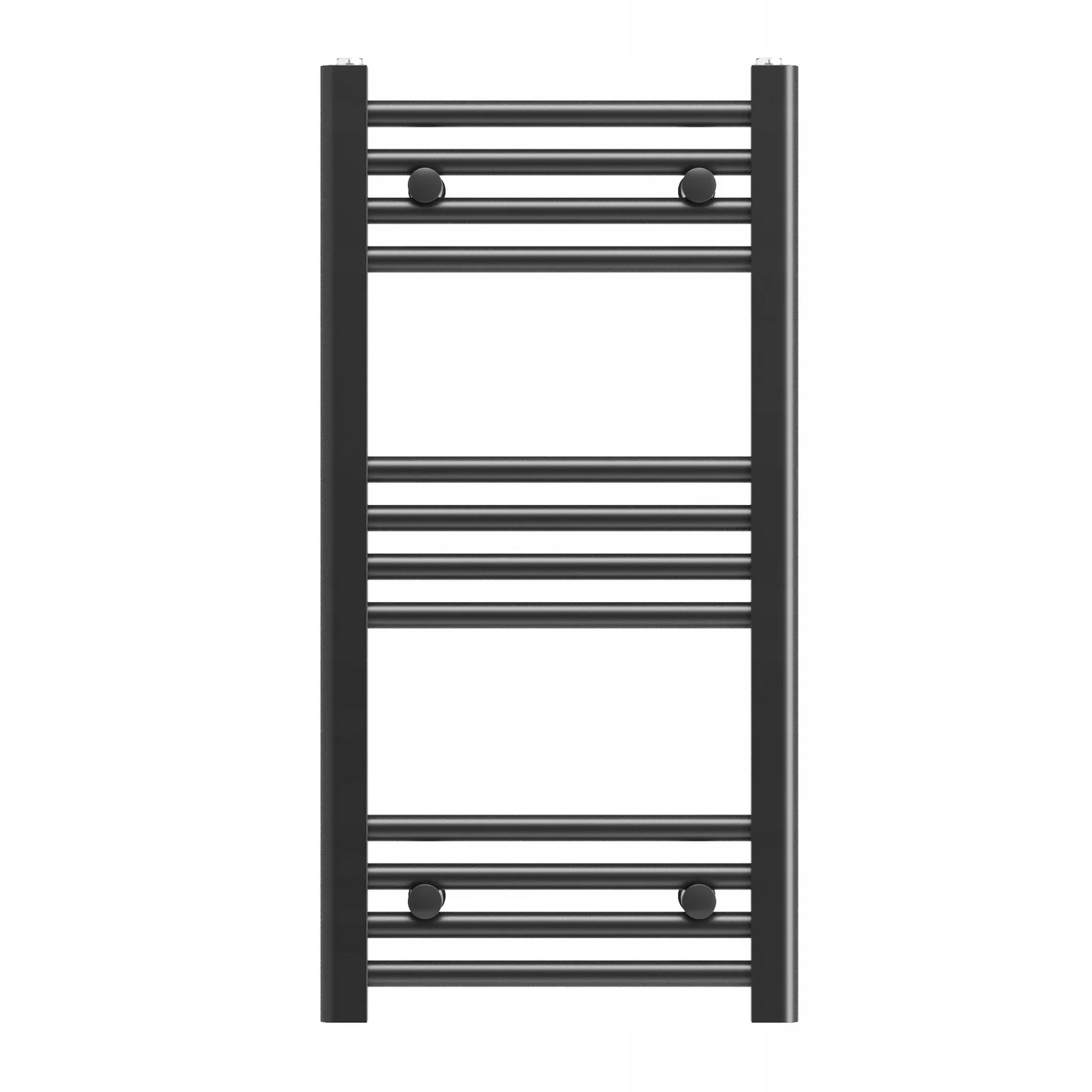 Czarny grzejnik łazienkowy drabinkowy 40x80 cm BRENO nowoczesny