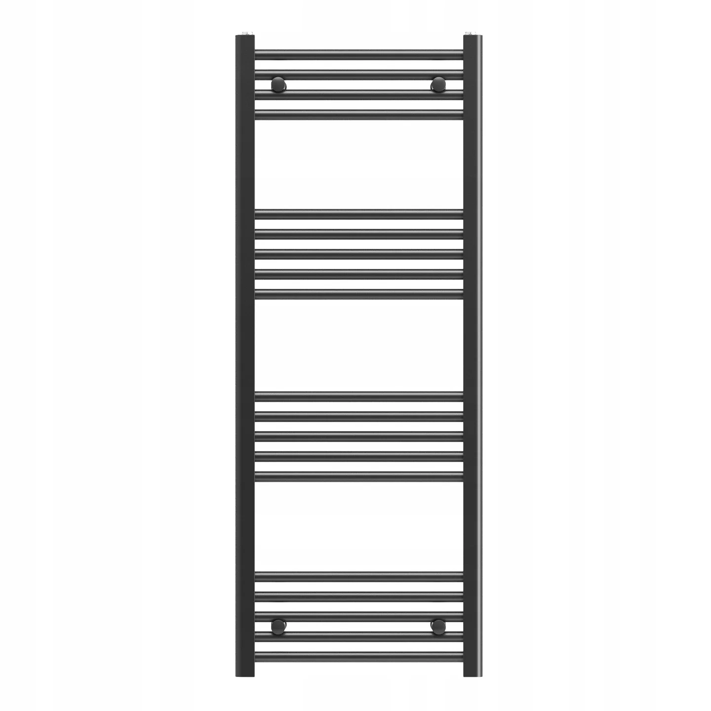 Grzejnik łazienkowy czarny drabinkowy 50x130 cm montaż 180° BRENO