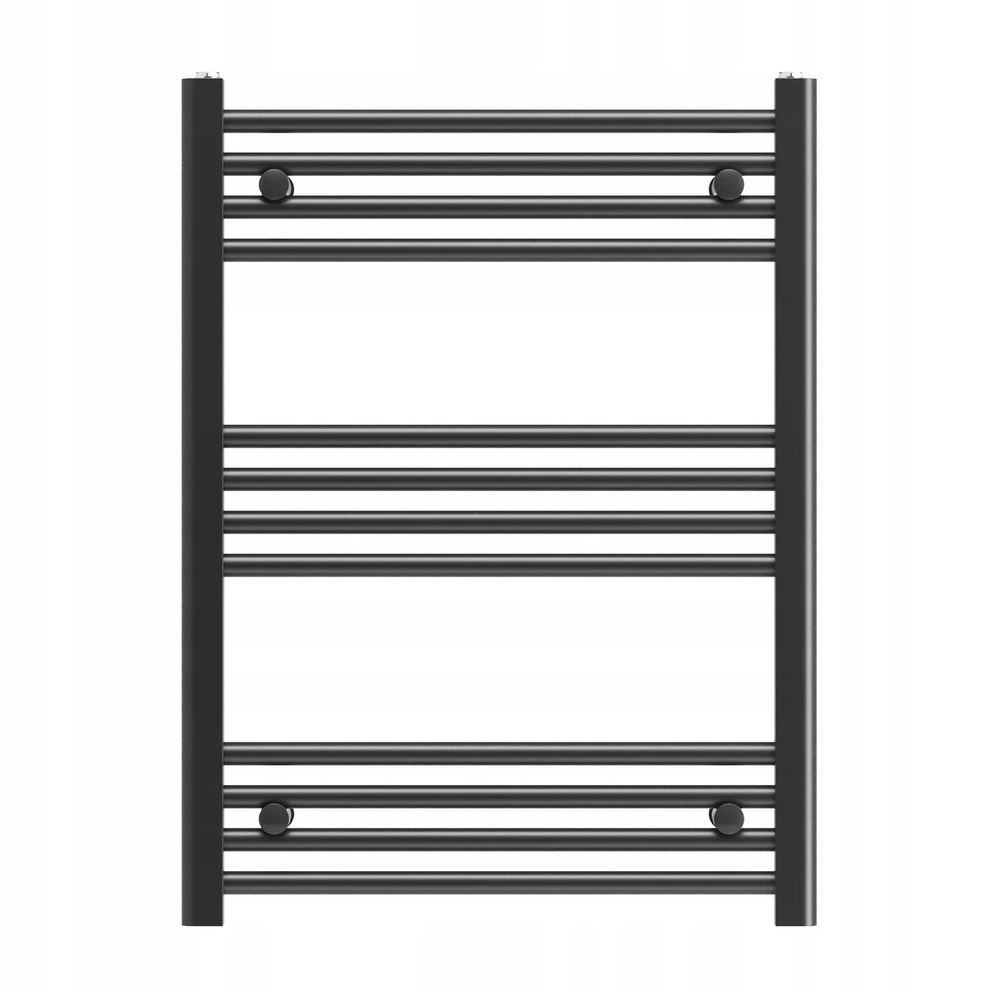 Grzejnik łazienkowy czarny drabinkowy 60x80 cm nowoczesny BRENO