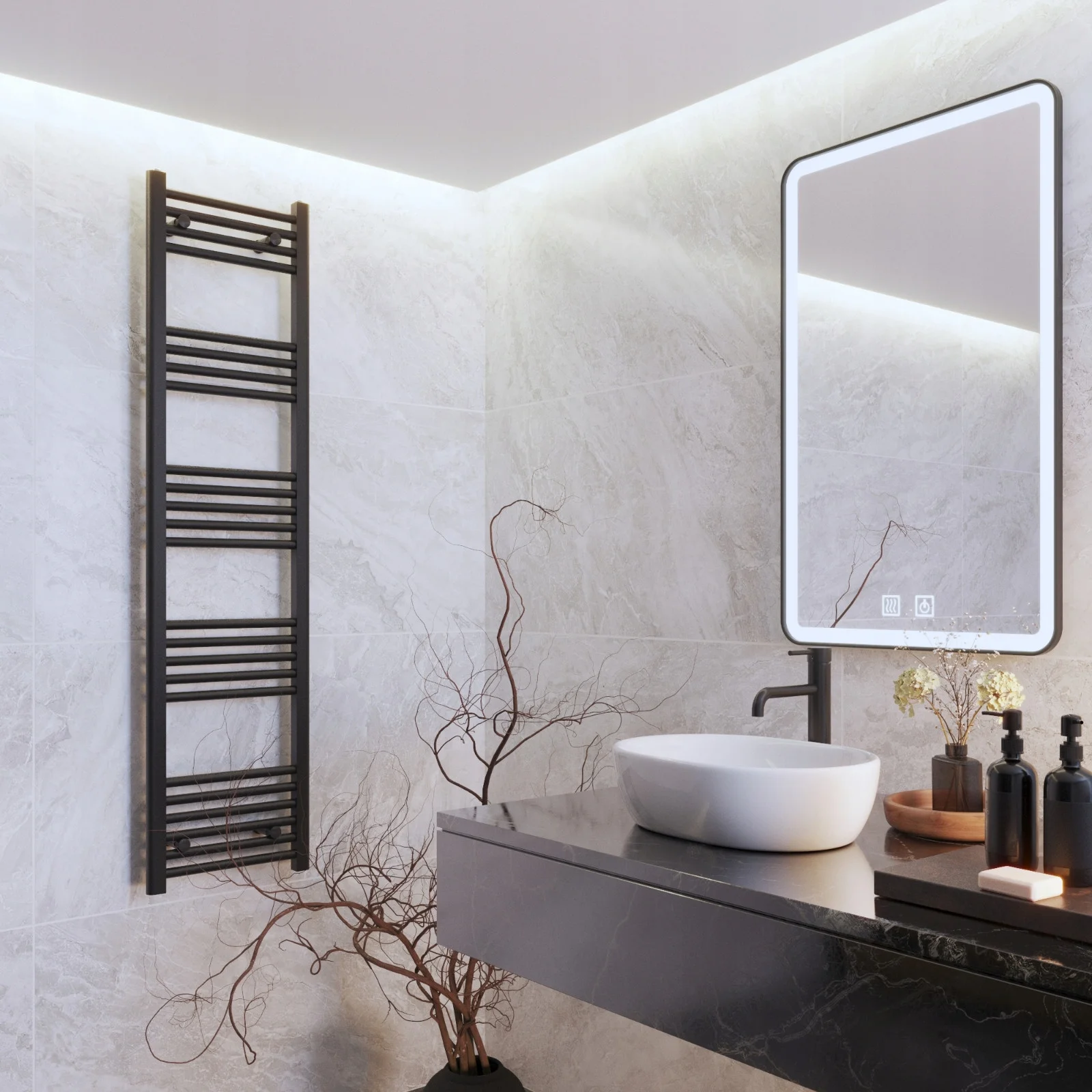 005-GRZEJNIK-LAZIENKOWY-CZARNY-DRABINKOWY-40x160-cm-KALORYFER-MONTAZ-180-BRENO-Marka-Granitan