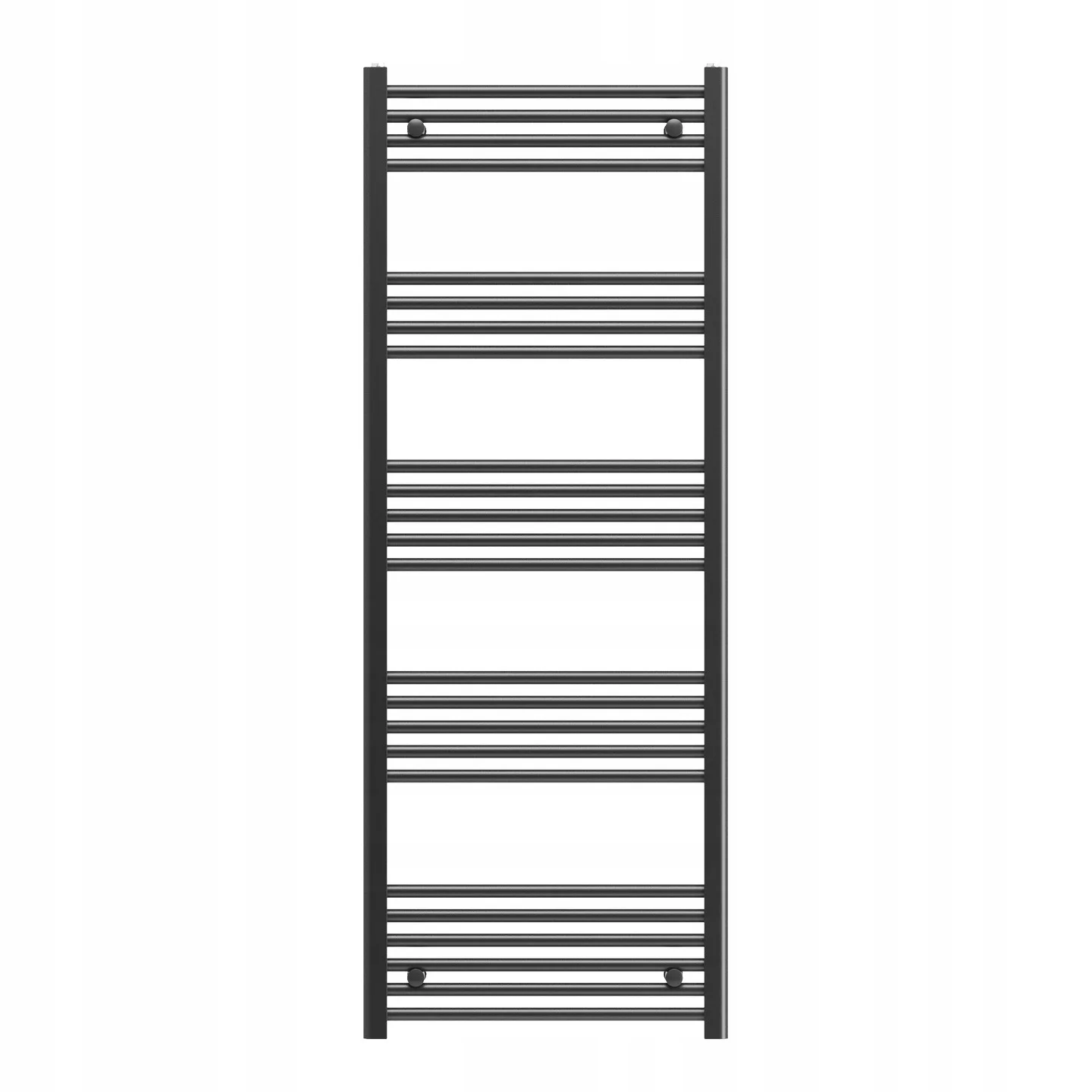 Czarny Grzejnik Łazienkowy Drabinkowy 60x160 cm BRENO z Montażem 180°