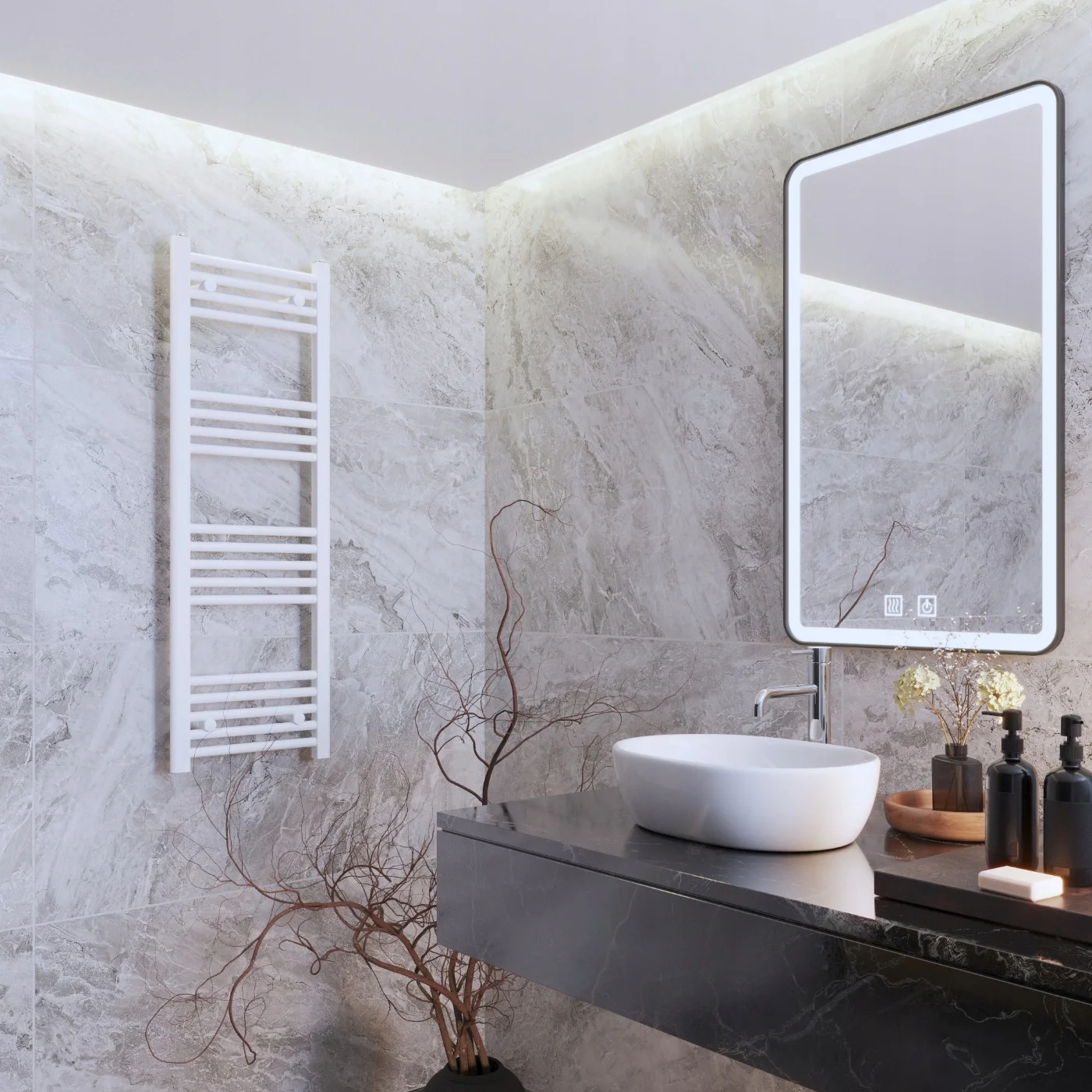 006-GRZEJNIK-LAZIENKOWY-BIALY-DRABINKOWY-40x120-cm-KALORYFER-MONTAZ-180-BRENO-Marka-Granitan