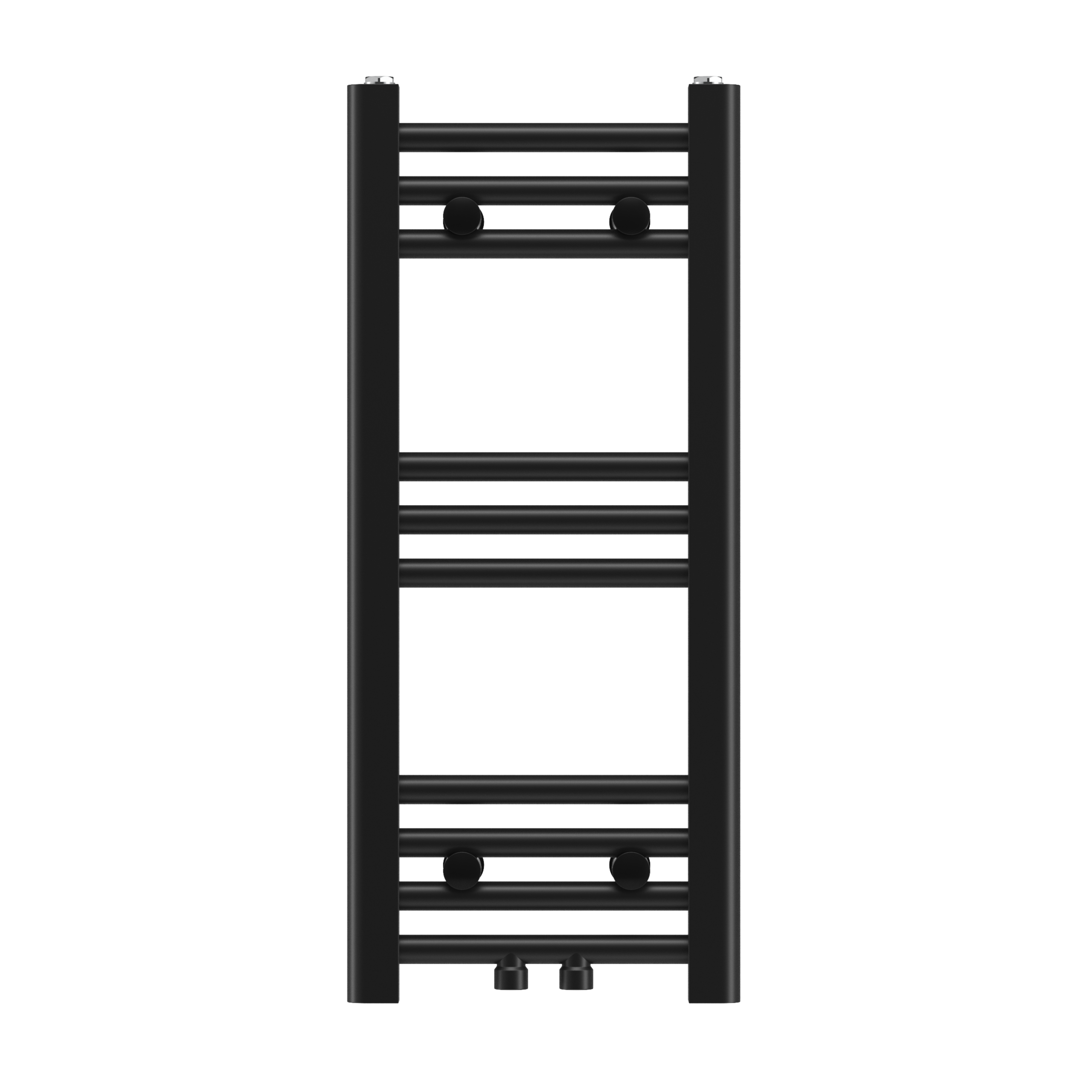 Grzejnik łazienkowy drabinkowy czarny 70x30 cm RAVEN