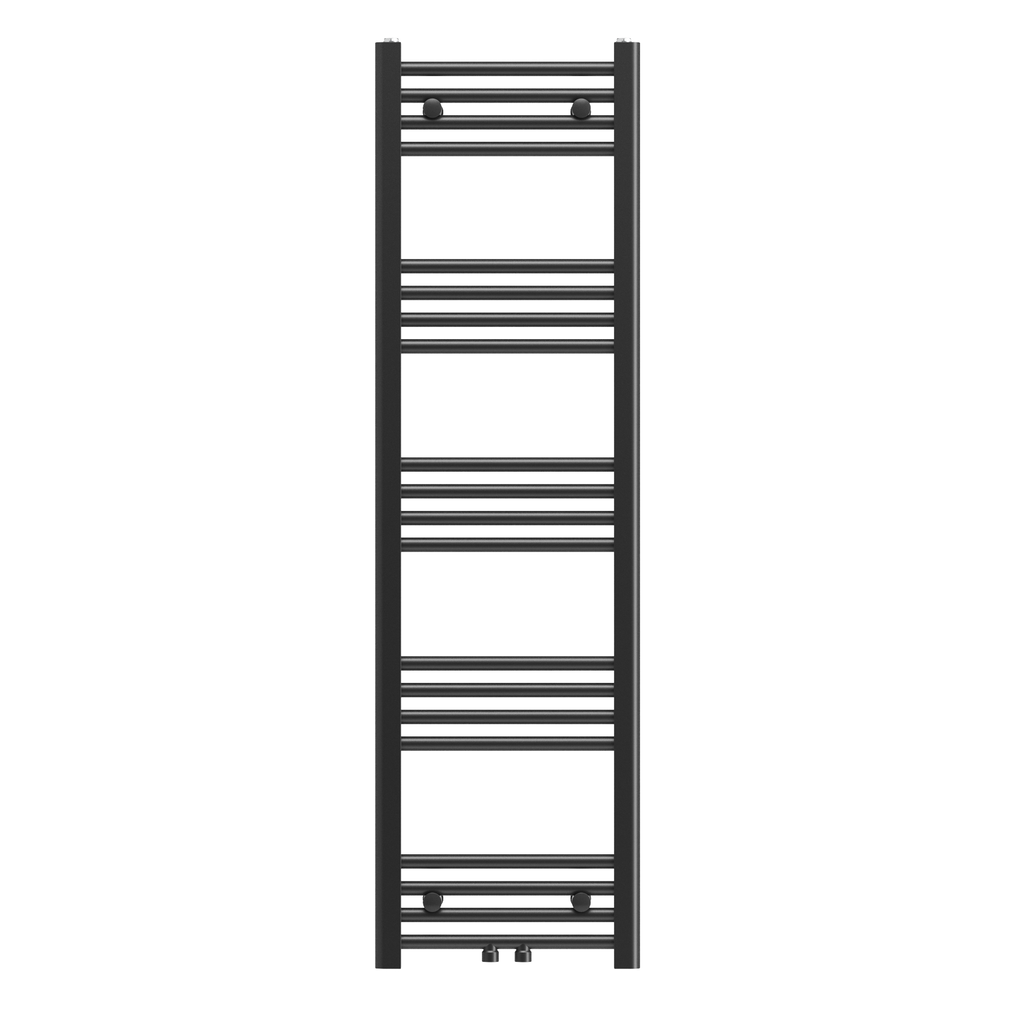 Grzejnik łazienkowy drabinkowy czarny 140x40 cm Raven nowoczesny