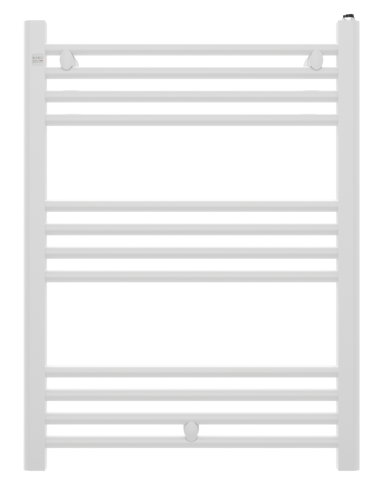 Grzejnik łazienkowy drabinkowy Puerto 60x80 cm biały nowoczesny