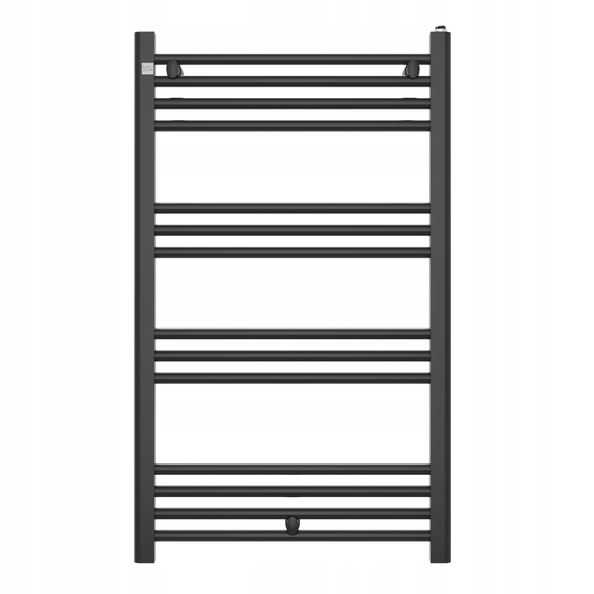Grzejnik łazienkowy Puerto drabinkowy 100x60 cm czarny nowoczesny