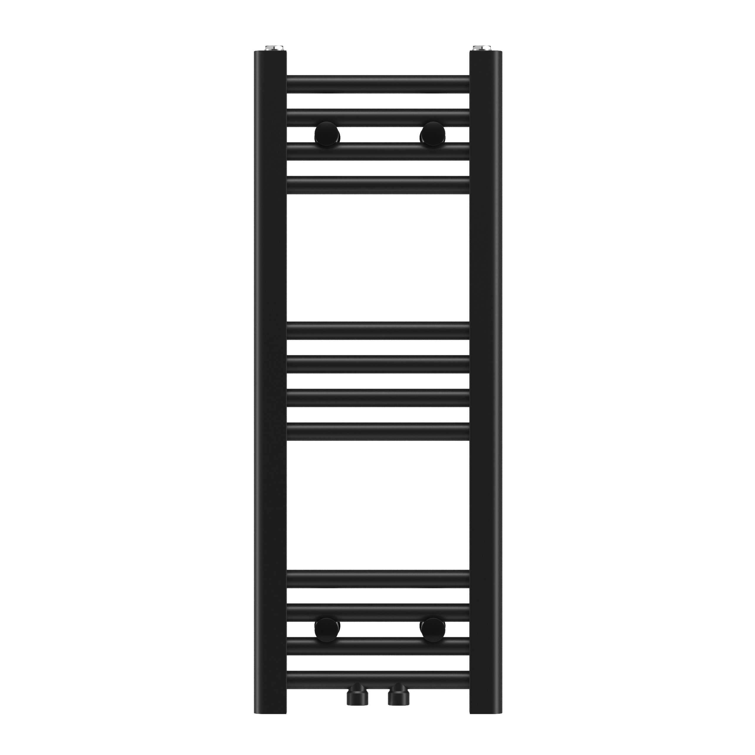 Grzejnik łazienkowy drabinkowy czarny 80x30 cm RAVEN