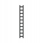 Grzejnik łazienkowy Terma Easy czarny