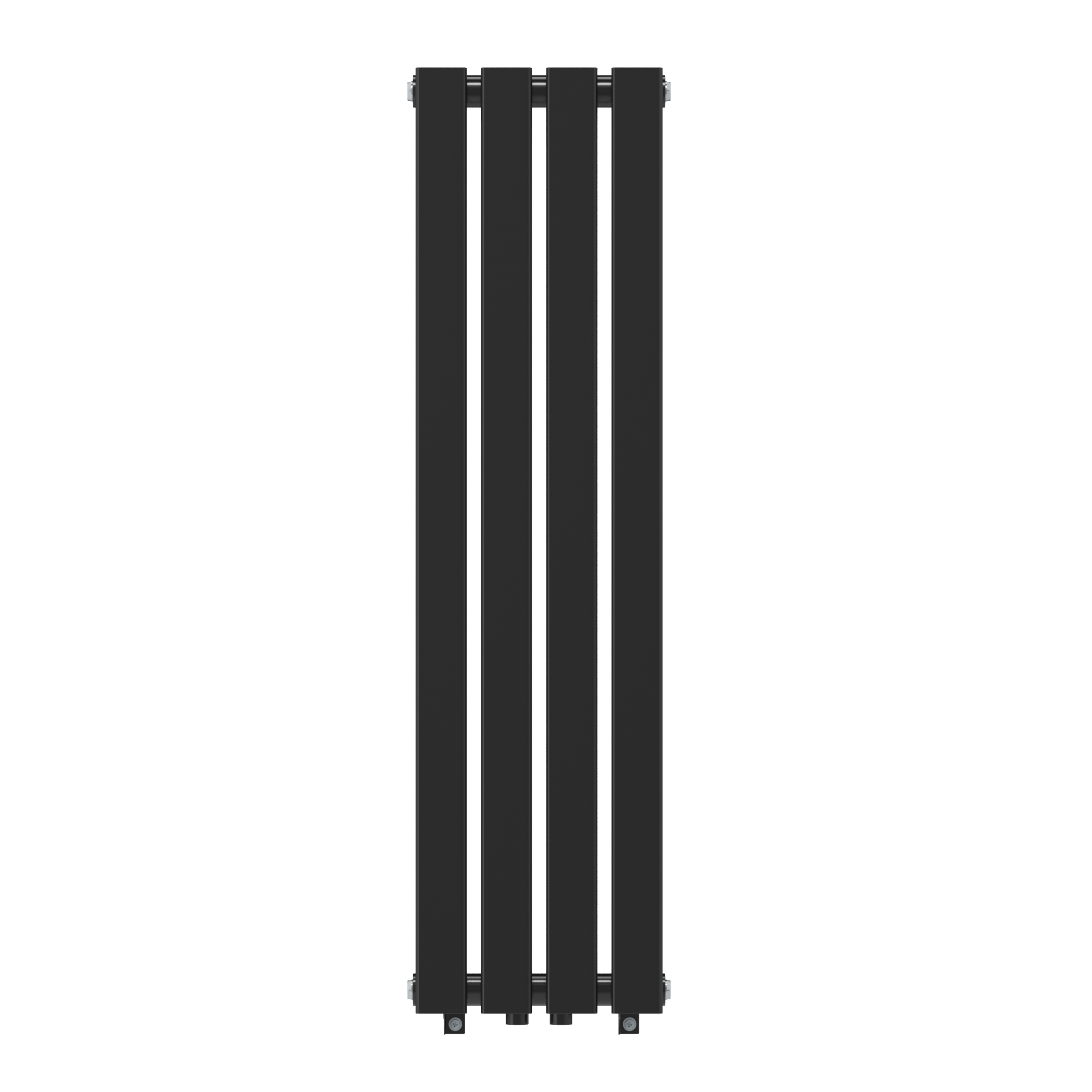 Grzejnik pionowy ozdobny 1100x296 CZARNY kaloryfer FERO