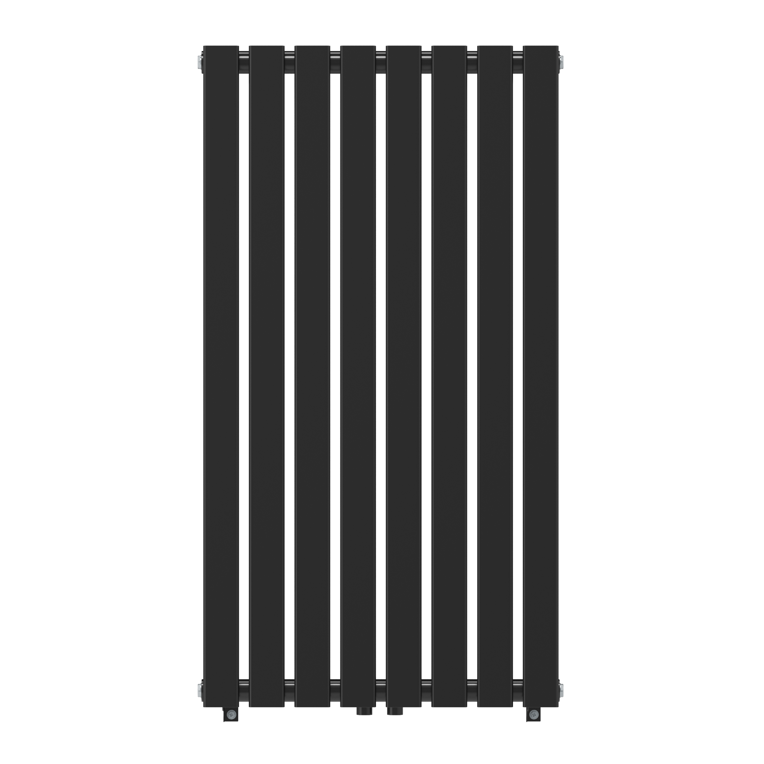 Grzejnik pionowy ozdobny 1100x600 CZARNY kaloryfer FERO