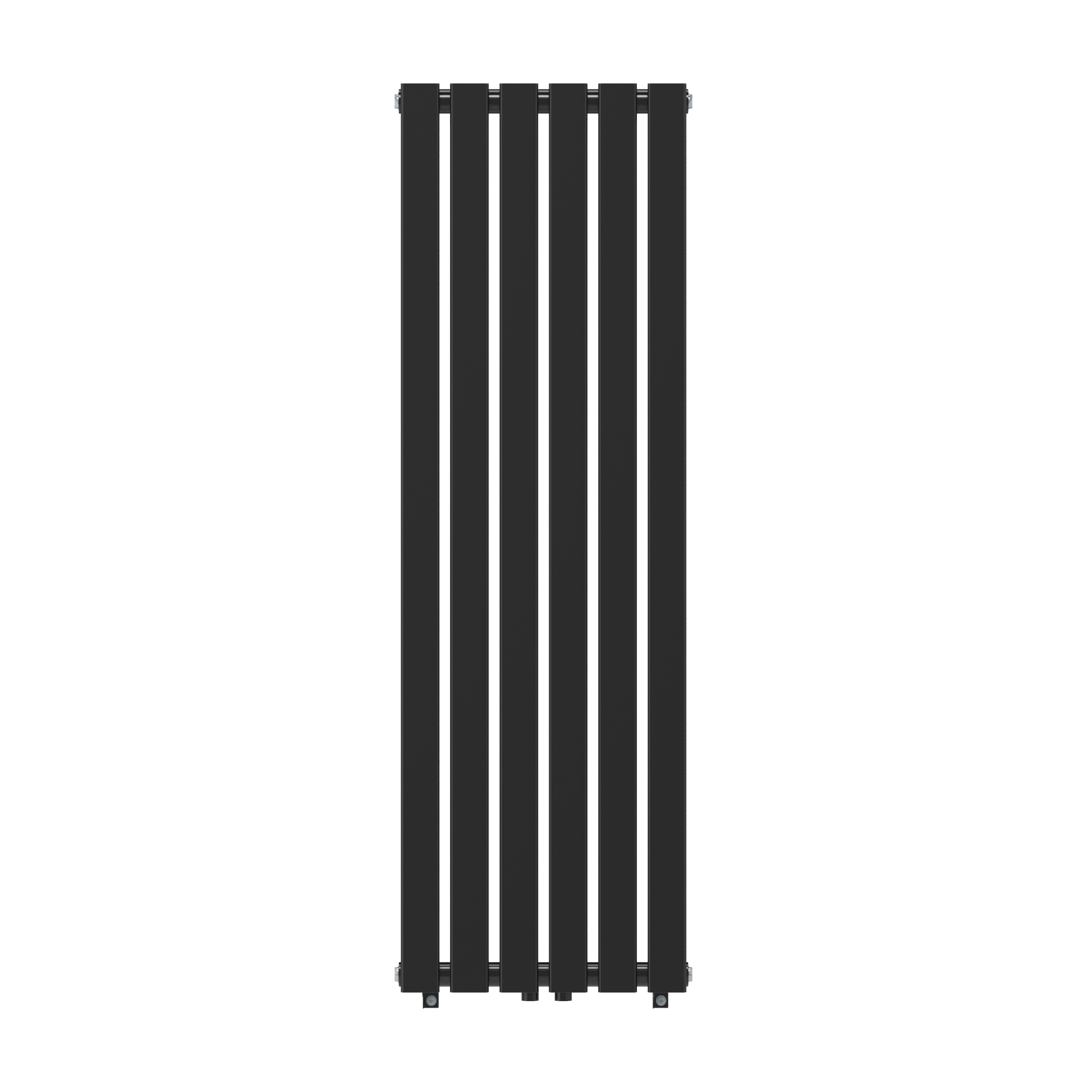 Grzejnik pionowy ozdobny 1400x450 Czarny kaloryfer FERO