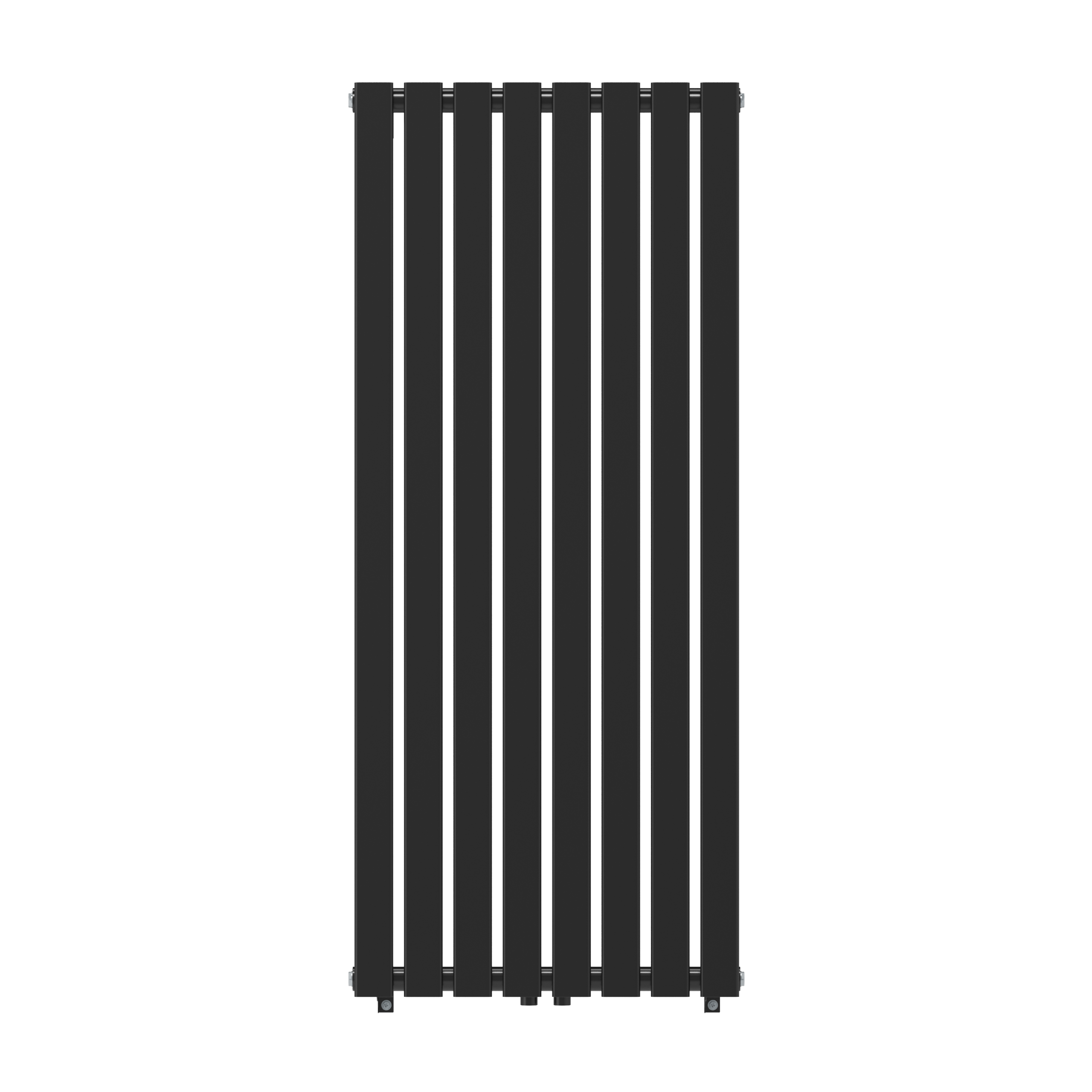 Grzejnik pionowy ozdobny 1400x600 CZARNY kaloryfer FERO